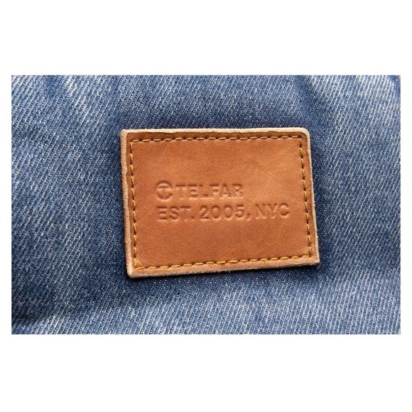 Large Telfar denim shopping bag - Picture 6 of 11